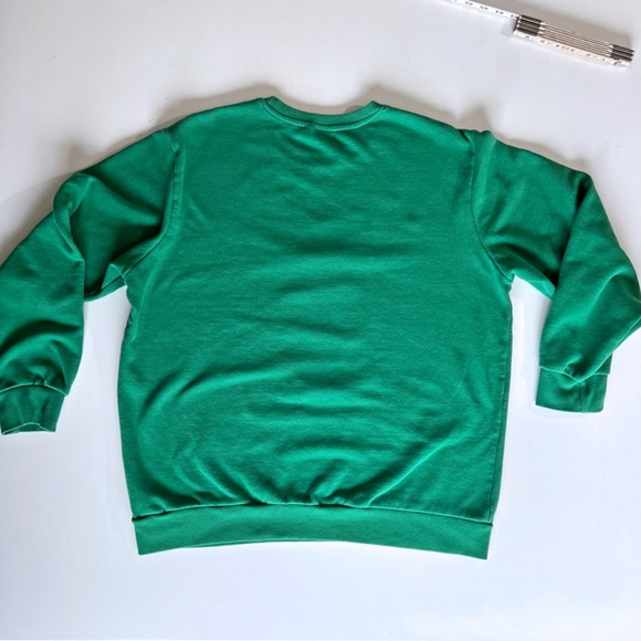 Let's Get Cracking Unisex Green Christmas Sweatshirt Nutcracker XXL, XL Funny - Picture 6 of 9